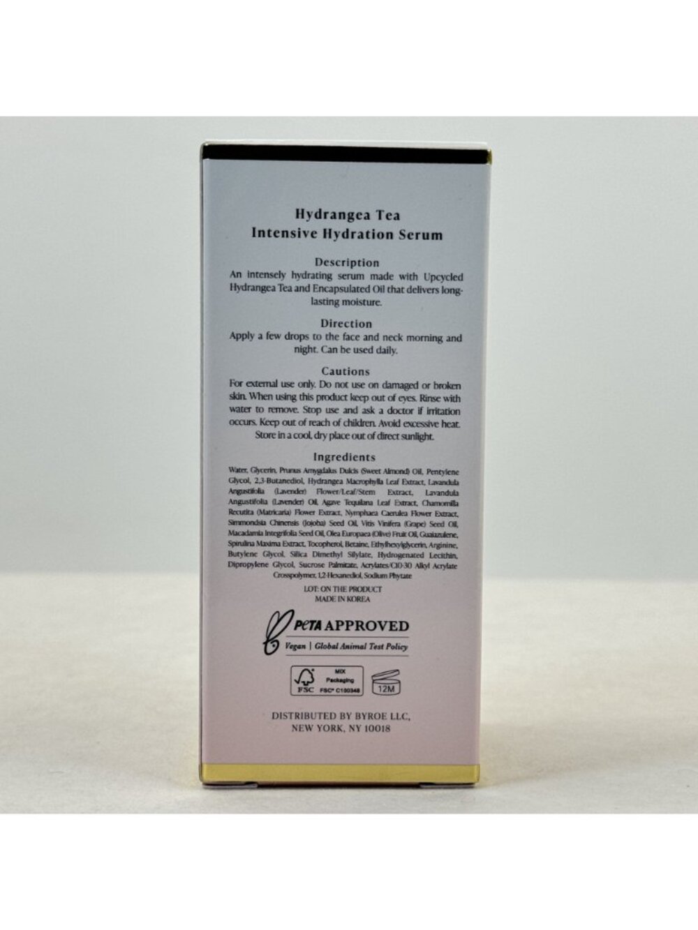 Byroe New York Hydrangea Tea Intensive Hydration Serum 1.01 Fl Oz / 30 mL  NEW - Picture 5 of 10